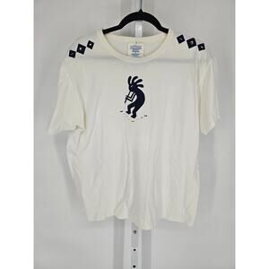 Vintage 1990s Womens Sz L Short Sleeve Kokopelli T Shirt Scottsdale Southwestern